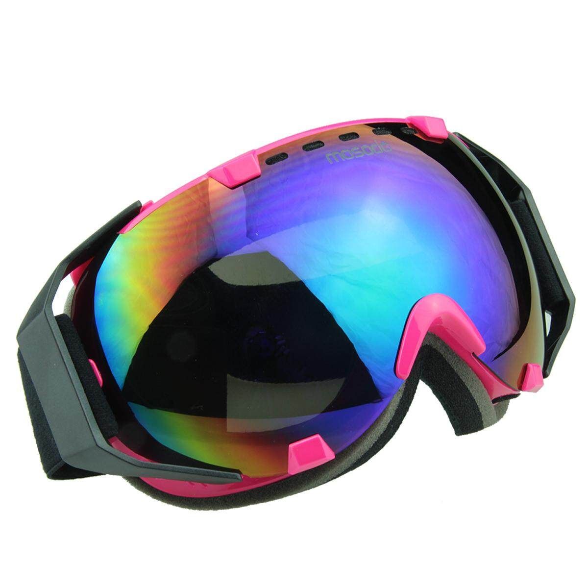 Mosodo Skiing Snowboard Adult Anti-fog UV Snow Ski Spherical Dual Lense Powder Frame (msd72-p01)