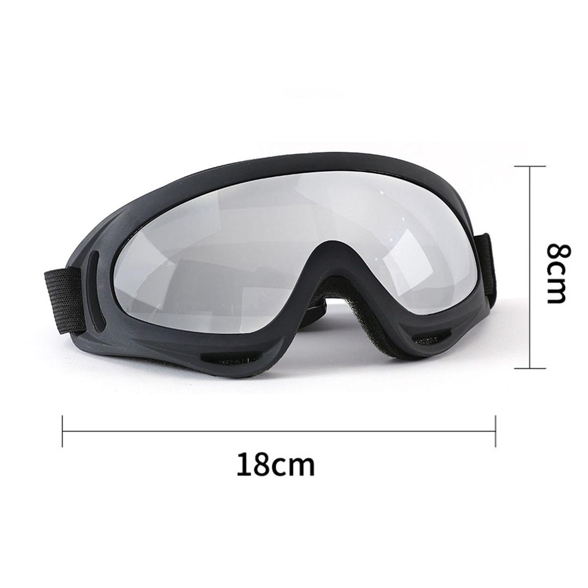 Shatterproof Dog Glasses Petsafe Pupshield Adjustable Uv Dog for Small Silver