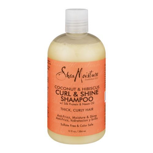 Coconut And Hibiscus Curl And Shine Shampoo.