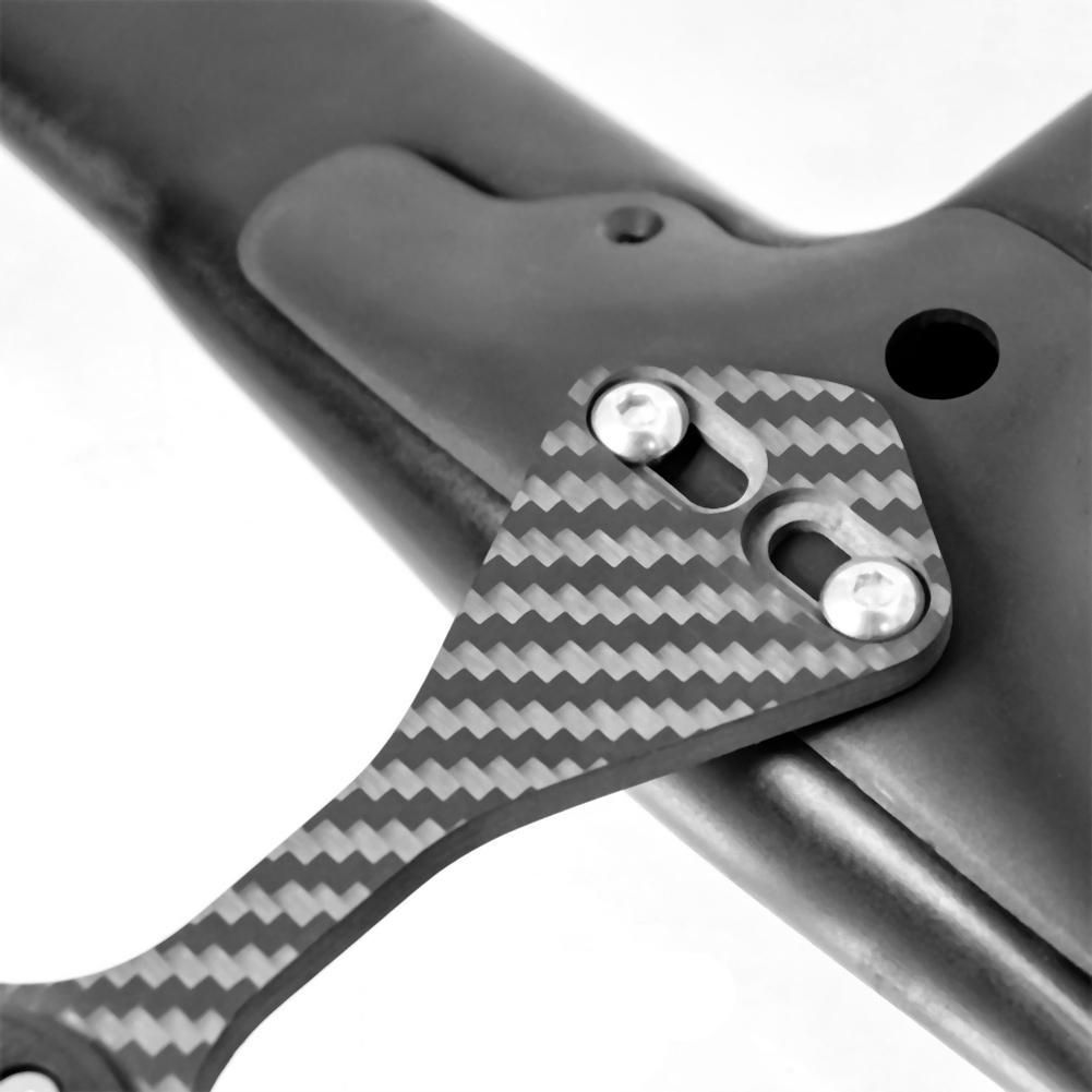 Bike Computer Mount Out Front Mount Carbon Fiber Bicycle Speedometer Bracket for Mountain Bike Road Bike Handlebar