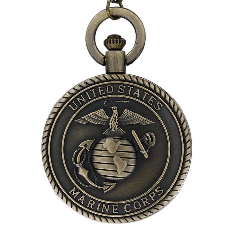 American Marine Corps Pocket Watch Men's Gifts Retro Gifts