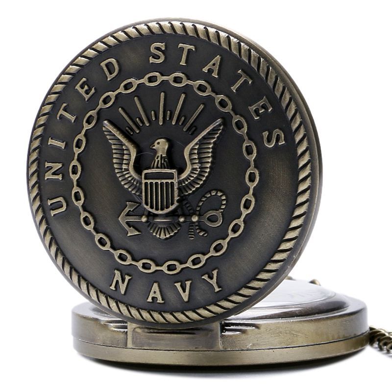 American Marine Corps Pocket Watch Men's Gifts Retro Gifts