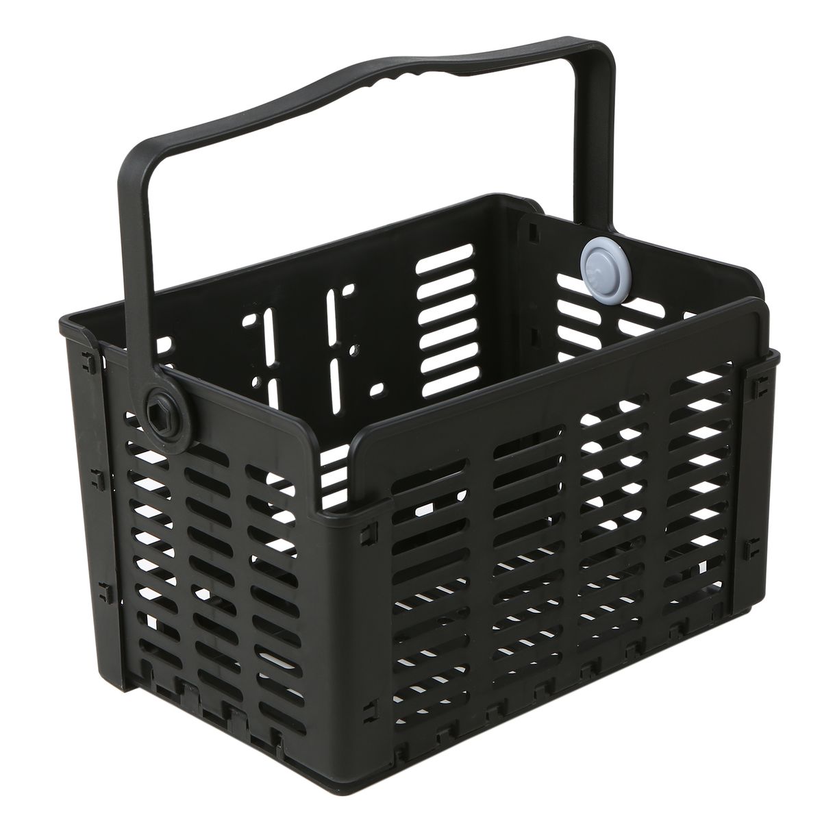 Folding Bike Basket Detachable Plastic Bike Handlebar Front