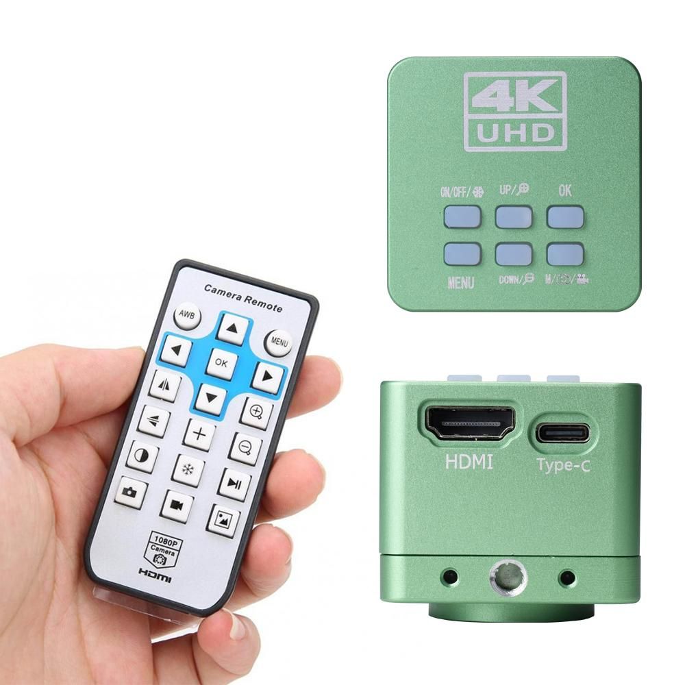 4K Clear Definition 7X Digital Zoom Microscope Camera Industrial Lab Detected Imaging Acquisition Video Recorder