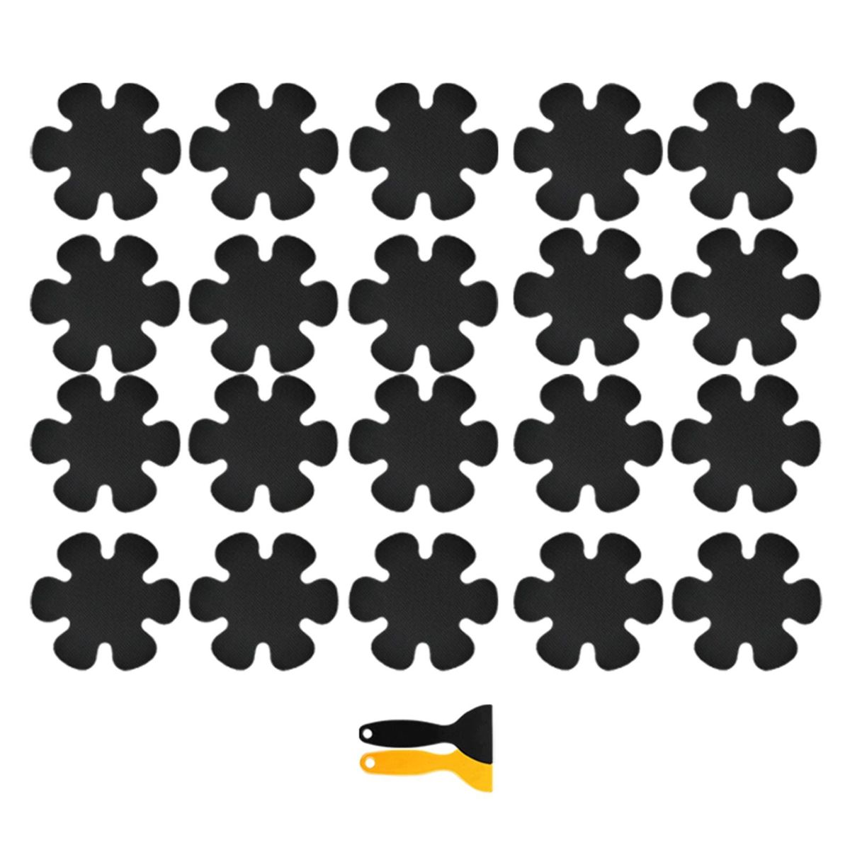 20x NSlip Stickers   Decals Bathtub Appliques For Black