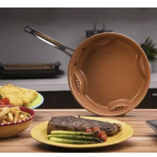 Gotham Steel Air Fry Pan With Lid