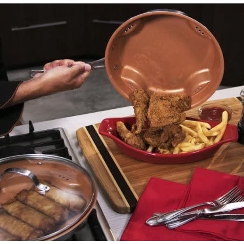 Gotham Steel Air Fry Pan With Lid