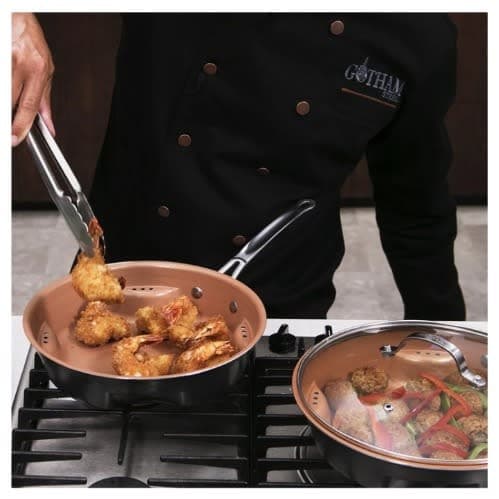 Gotham Steel Air Fry Pan With Lid