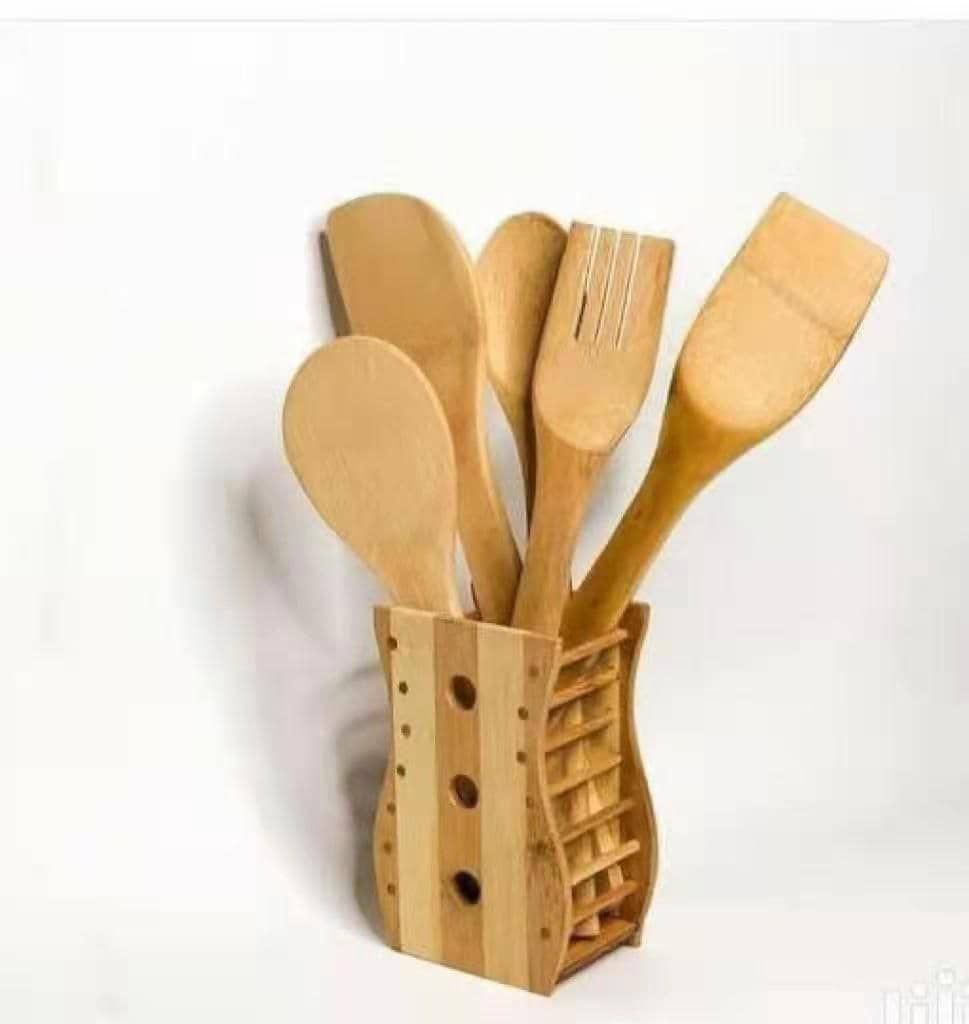 Simple Wooden Kitchen Set 5