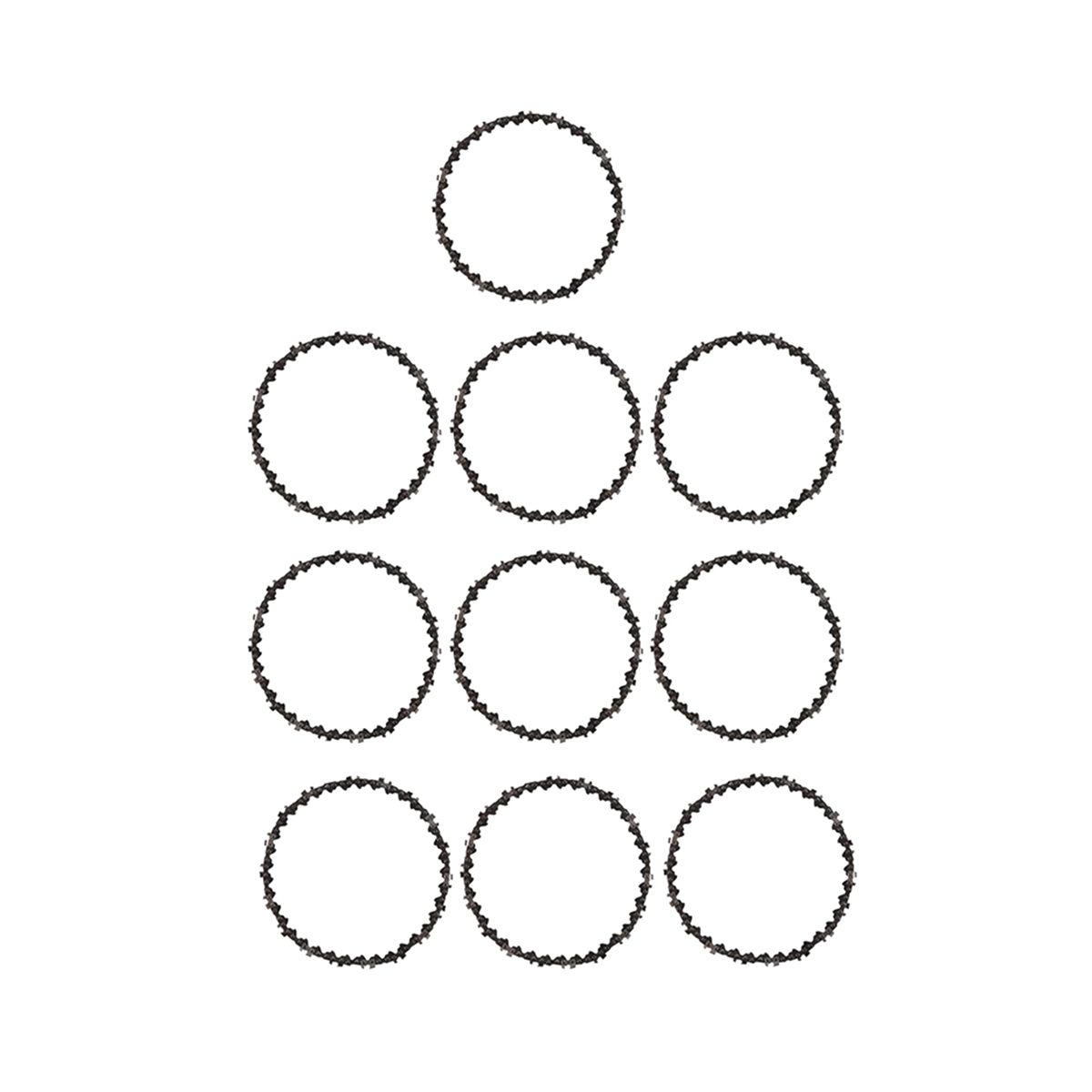10PCS 6 Inch Sharp Chain and Guide Rail Set for Mini Saw