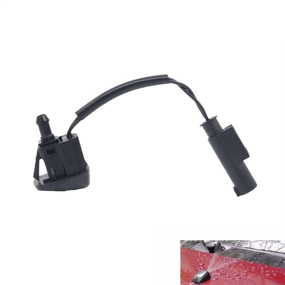 61667046060 Front Black Windshield Wiper Spray Jet Washer