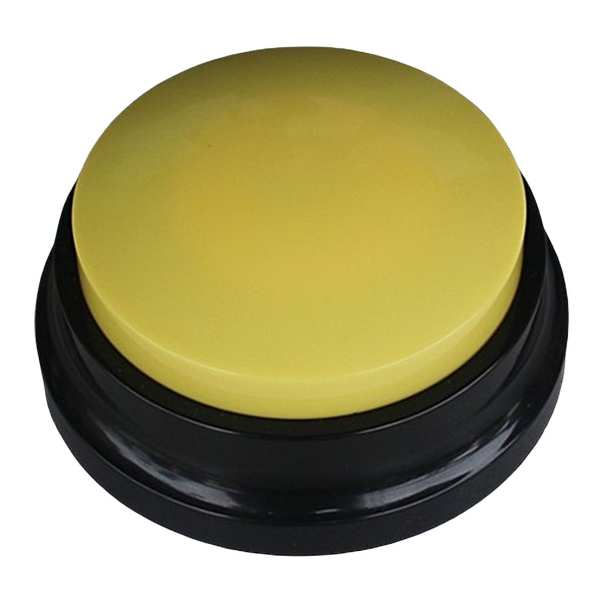 Pet Training Buzzer Personal Talking Sound Button Yellow