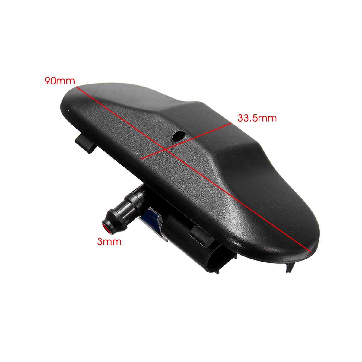 Pair Car Windshield Washer Nozzle Jet With Heating