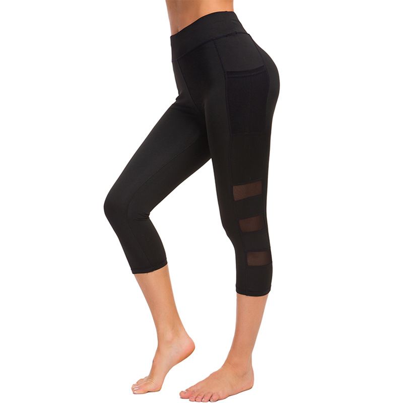 Ins Hot Women #39;s Yoga Pants European And American Cropped