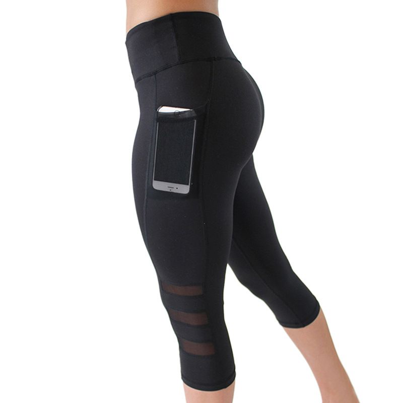 Ins Hot Women #39;s Yoga Pants European And American Cropped