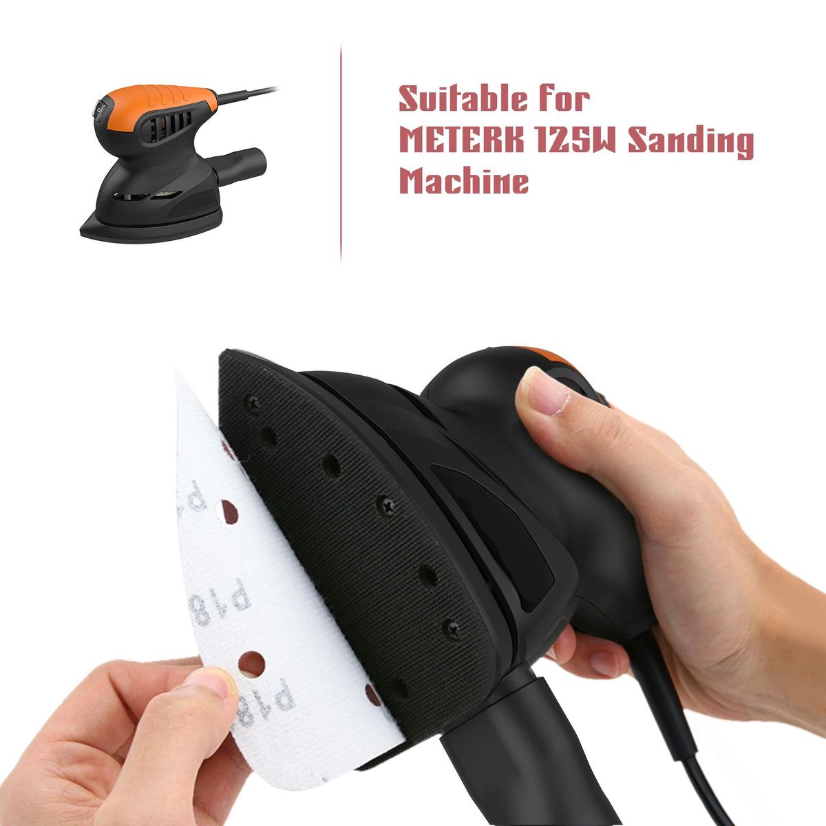 Detail Sanding Paper Kit Mouse Sandpaper 140*100mm 6Holes 40pcs
