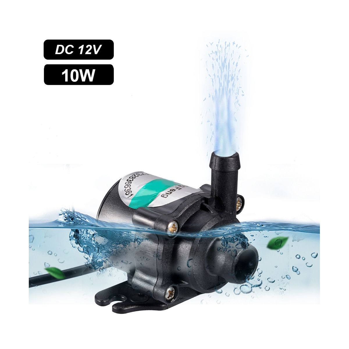 Mini Solar Water Pump 10W 12V Brushless Solar Panel Kit