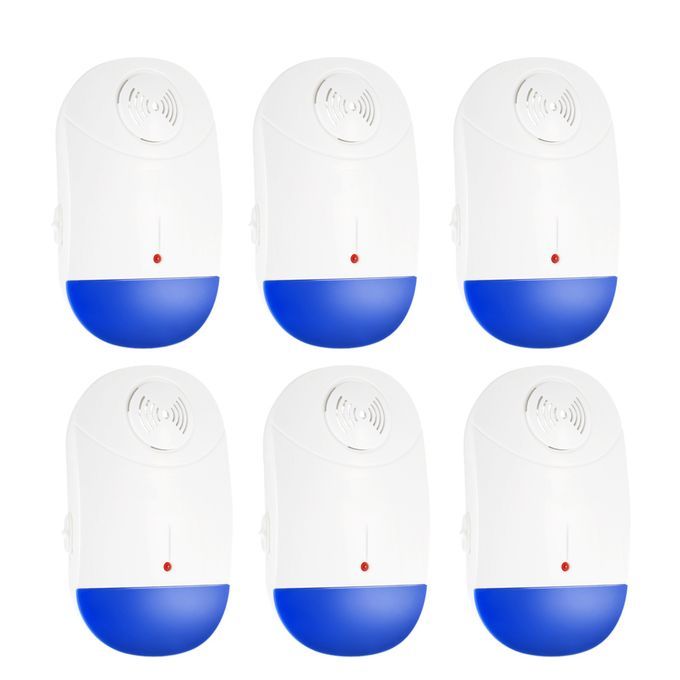 Pack Of 6 Electronic Ultrasonic Pest Repeller Non-toxic