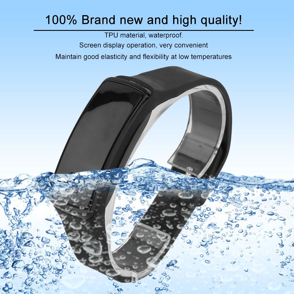 Korean Style Fashionable Men Women Lovers LED Touch Screen Digital Smart Watch
