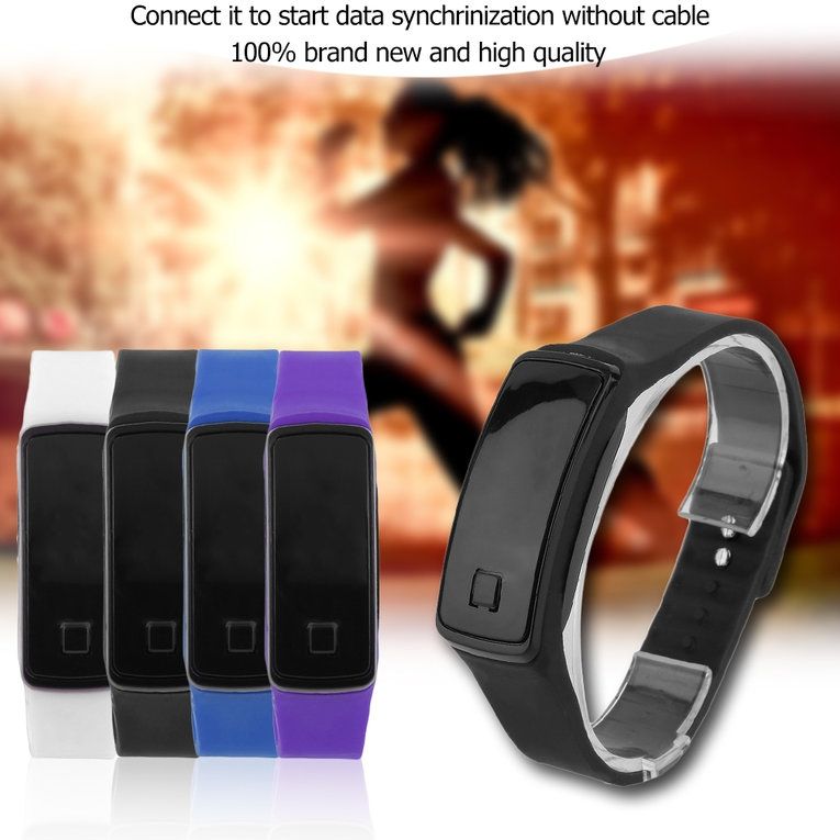 Korean Style Fashionable Men Women Lovers LED Touch Screen Digital Smart Watch