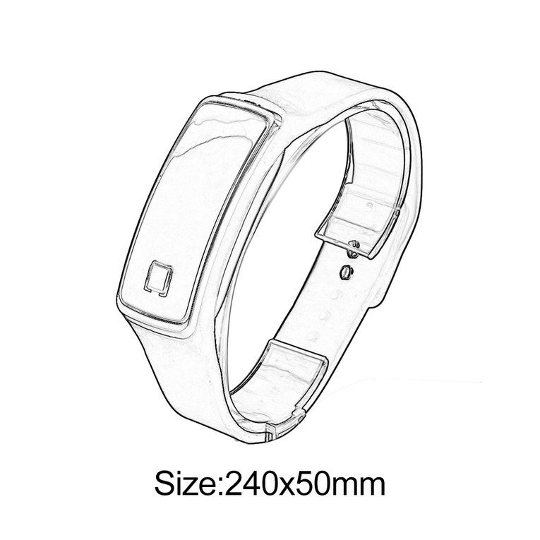 Korean Style Fashionable Men Women Lovers LED Touch Screen Digital Smart Watch