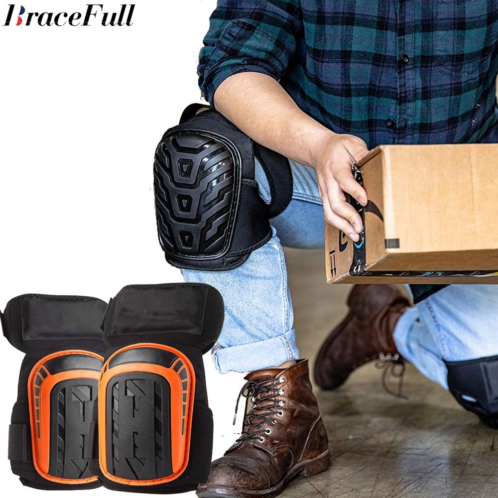 (Style3-1Pair)Professional Knee Pads For Work,Construction,Gardening,Flooring Knee Pads,Heavy Duty Knee Pads With Foam Padding And  Cushion SAB