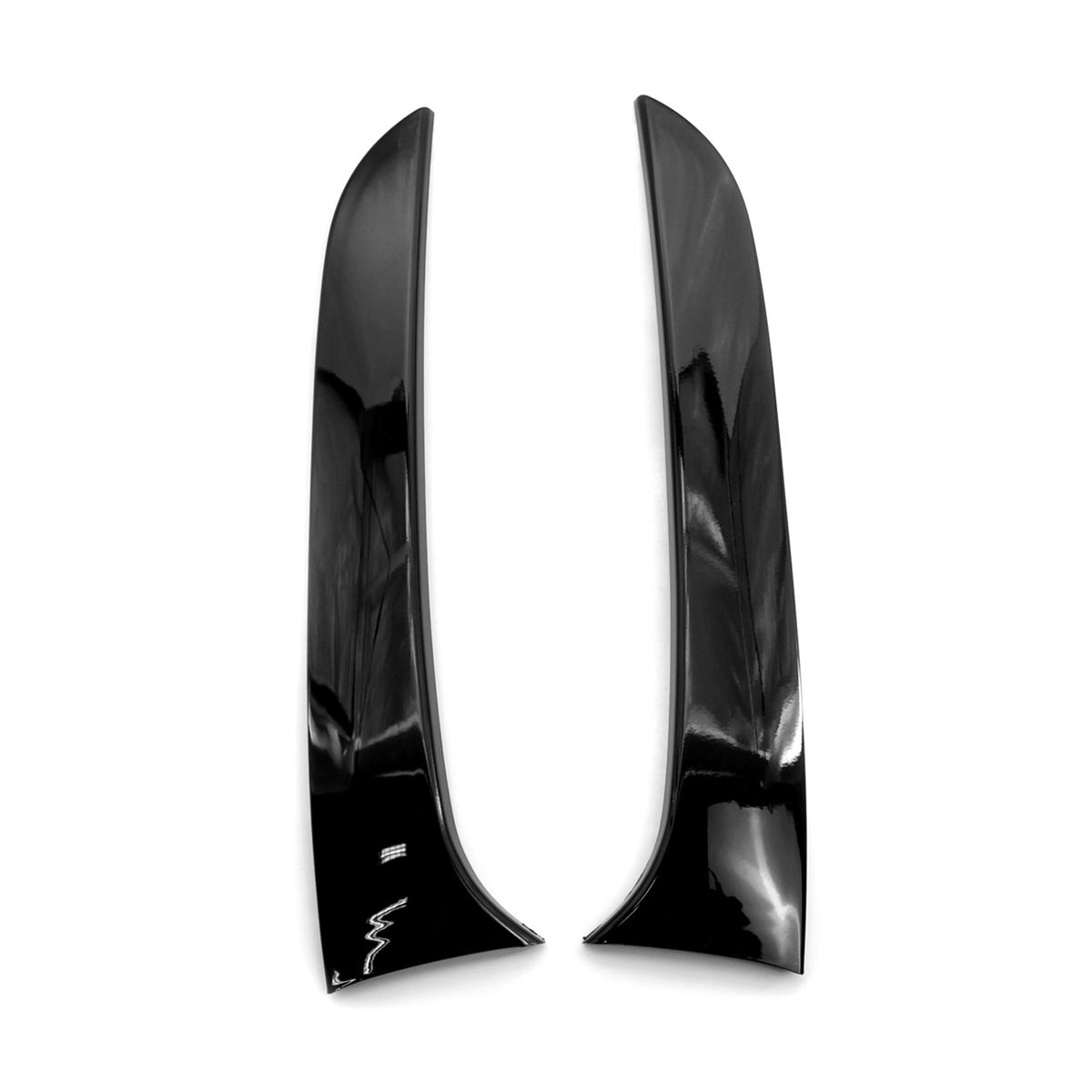 1 Pair Vertical Rear Side Window Spoiler Air Splitter