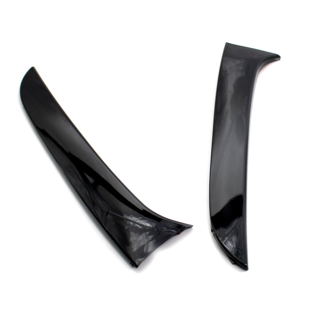 1 Pair Vertical Rear Side Window Spoiler Air Splitter