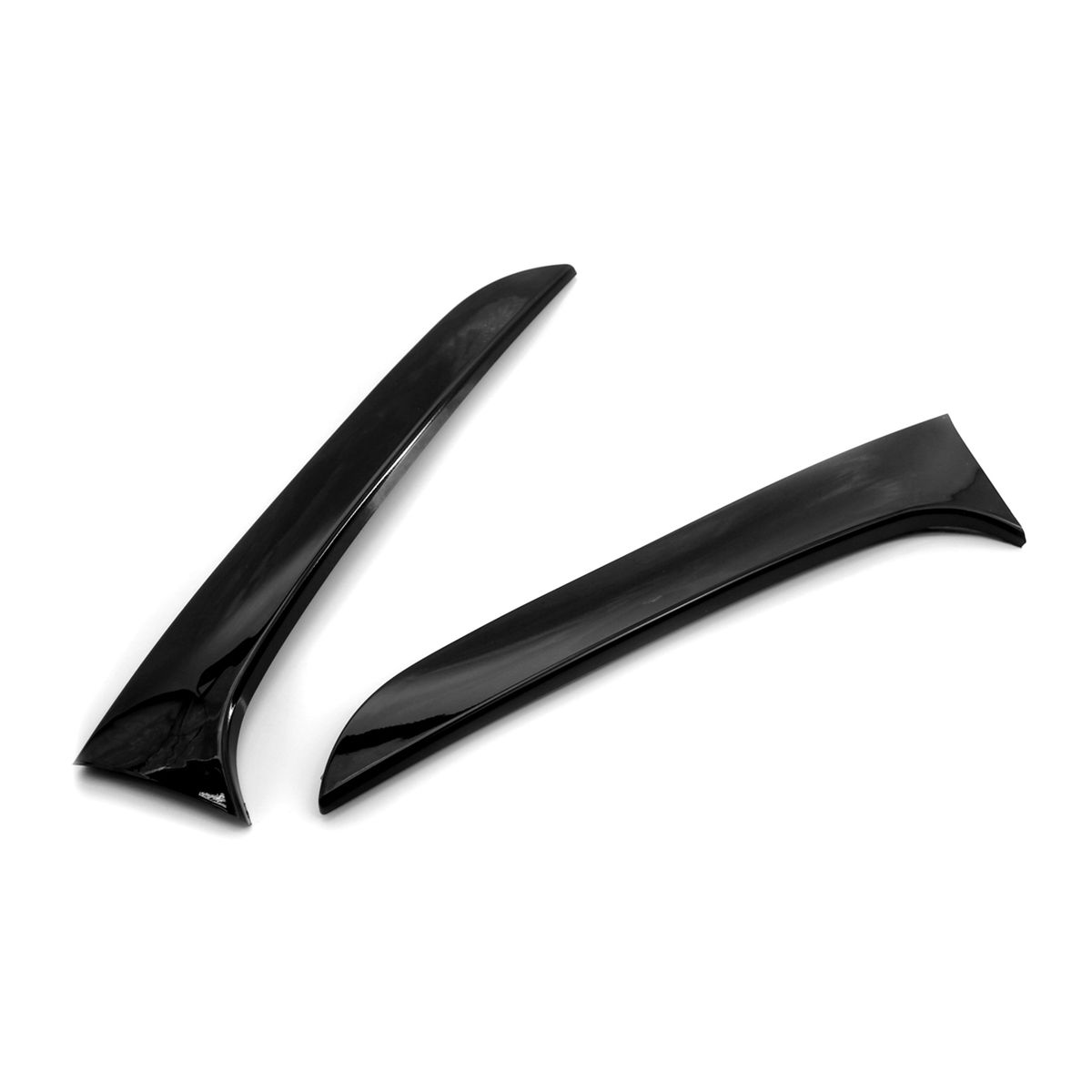 1 Pair Vertical Rear Side Window Spoiler Air Splitter