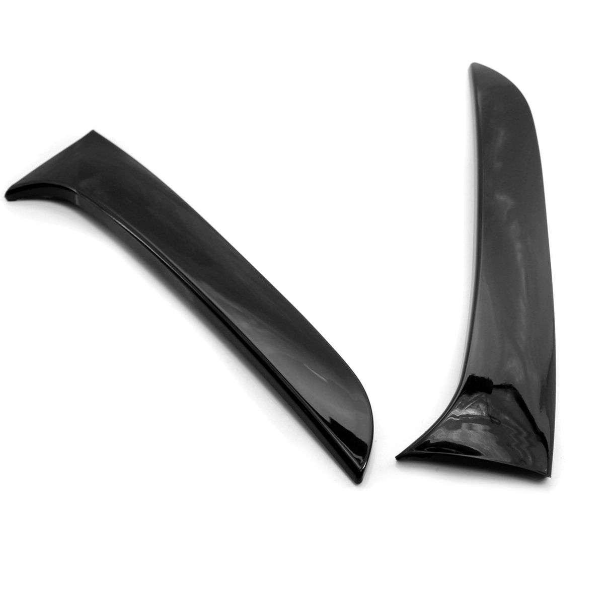 1 Pair Vertical Rear Side Window Spoiler Air Splitter