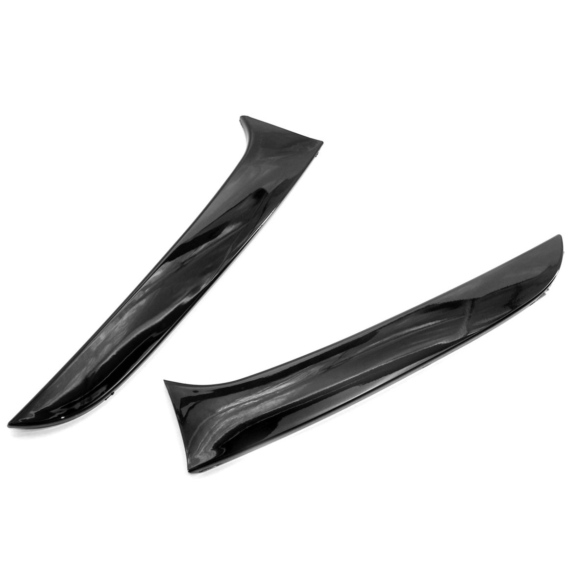1 Pair Vertical Rear Side Window Spoiler Air Splitter