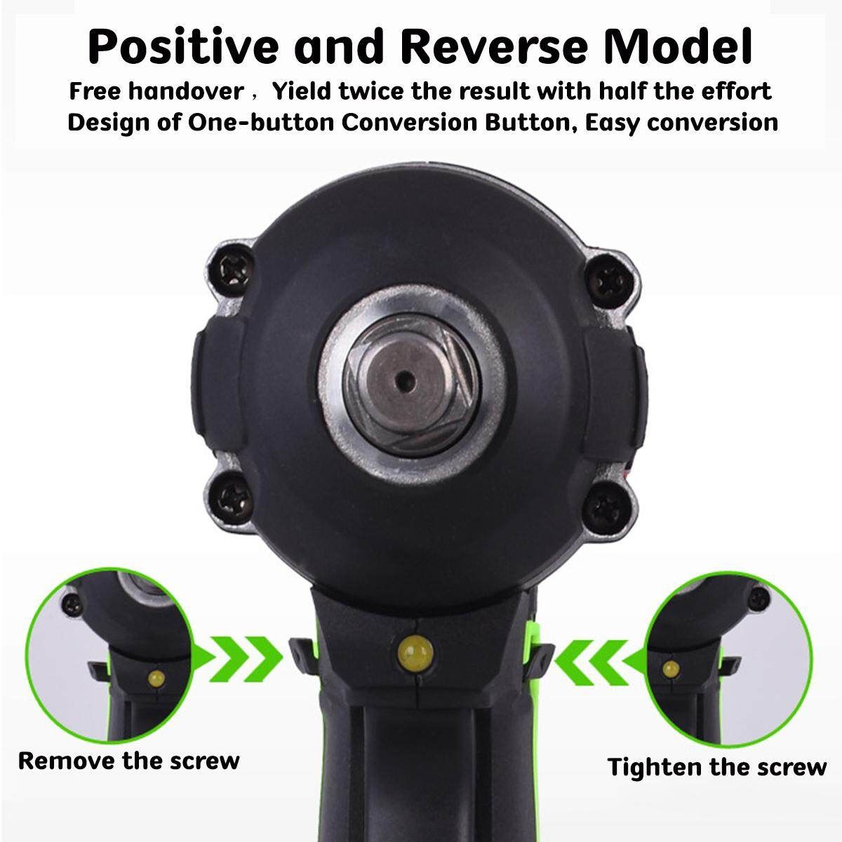 168VF 20800mAh Electric Infinitely Impact Wrench Cordless Speed Brushless Impa