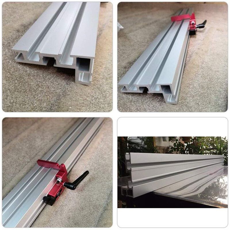 Aluminum Alloy 75 Type Miter Track Stop 75 Type T-slot Miter Track Woodworking Tools For Table Woodworking DIY 600mm