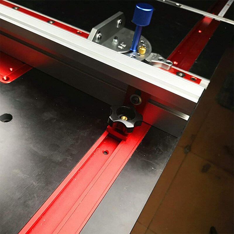 Aluminum Alloy 75 Type Miter Track Stop 75 Type T-slot Miter Track Woodworking Tools For Table Woodworking DIY 600mm
