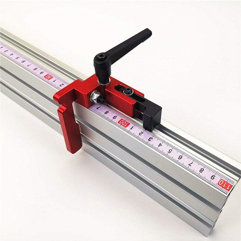 Aluminum Alloy 75 Type Miter Track Stop 75 Type T-slot Miter Track Woodworking Tools For Table Woodworking DIY 600mm