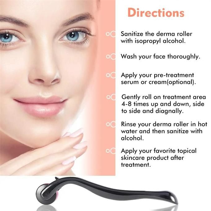 Skin Beard Hair Health Care Roller 0.84mm Face Body and Hair Growth Facial Roller Tool