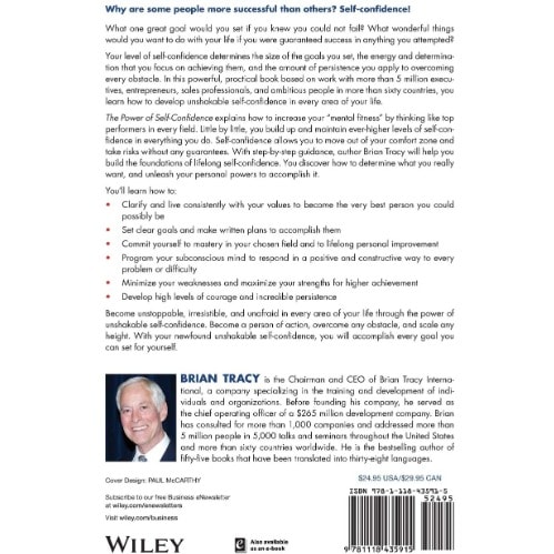 The Power Of Self-confidence By Brian Tracy
