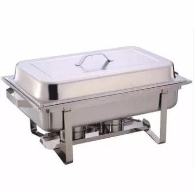 9.litres Hoffner Chaffing Dish Large - Silver.