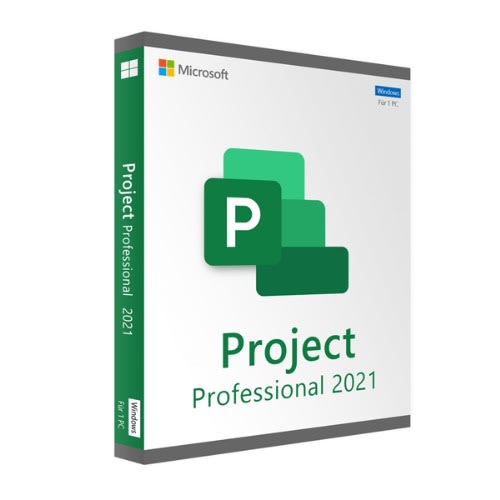 Microsoft Project 2021 Professional - 1 User - 1 Year