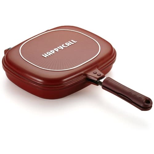 Double Sided Grill Pan - Red