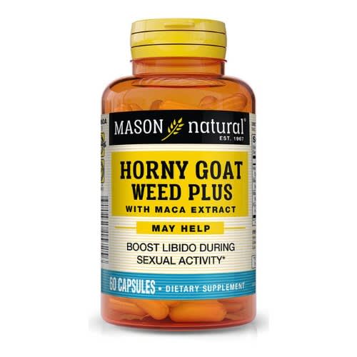 Horny Goat Weed Plus With Maca Extract - 60 Capsules