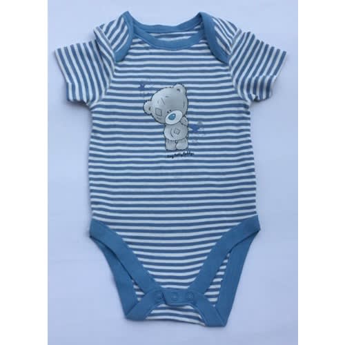 5 Pure Soft Cotton Bodysuits Short Sleeve Boys C