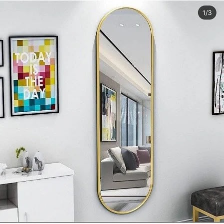 Oval Shaped Dressing Mirror