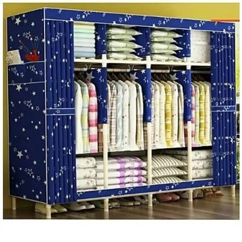 Wooden Wardrobe With 4 Column