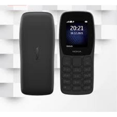 105-Africa Edition-1.77"-Dual Sim-800mAh-FM Radio-Torch- Charcoal