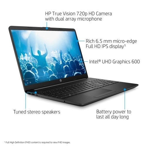 15-dw1001wm Intel® Celeron® N4020 128GB SSD 4GB - Windows 10 + Mouse