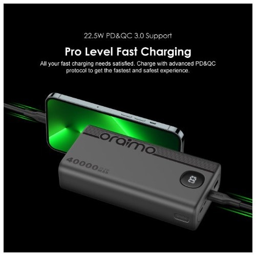 Two Way Ultra Fast Charging Power Bank - 40000mAh