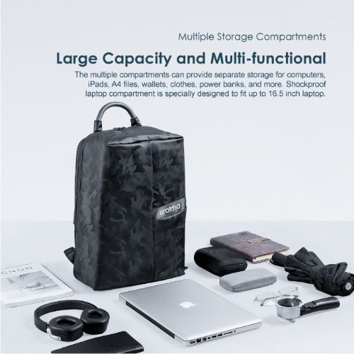 Multiple Storage Compartments Backpack -16.5"