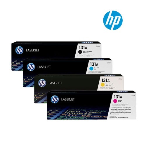 Hp 131a Set of 4 Toner Cartridge  - Black, Yellowe, Cyan & Magenta