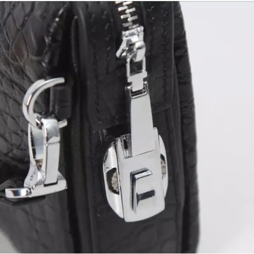 Leather Clutch Purse - Black + Free Gift